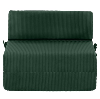 Saltea/fotoliu extensibil, 2în1, verde, MALEN