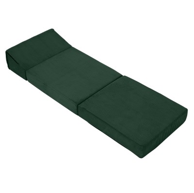 Saltea/fotoliu extensibil, 2în1, verde, MALEN