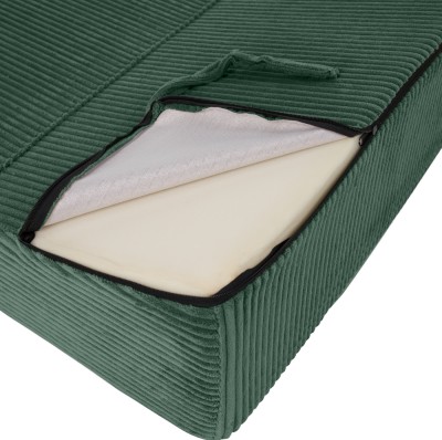 Saltea/fotoliu extensibil, 2în1, verde, MALEN