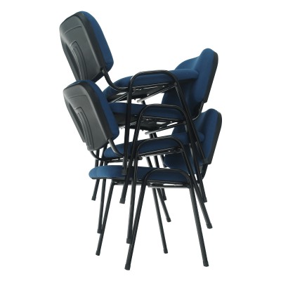 Scau de birou, albastru închis, ISO