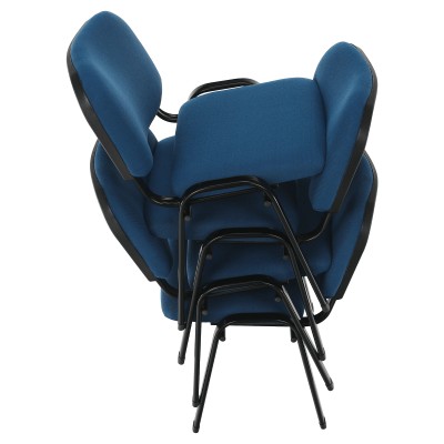 Scau de birou, albastru închis, ISO