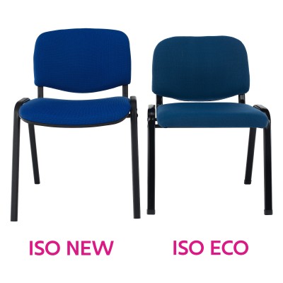 Scau de birou, albastru închis, ISO