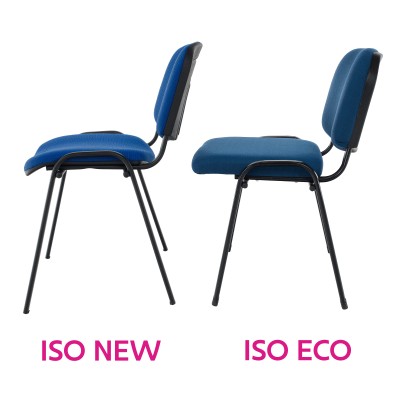 Scau de birou, albastru închis, ISO