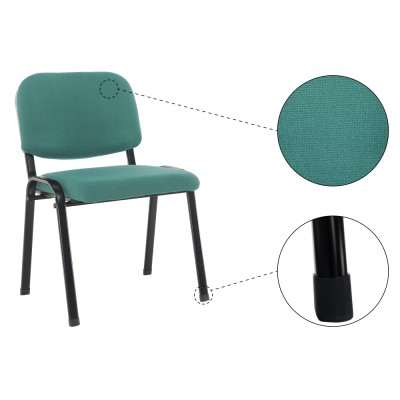 Scau de birou, verde, ISO 2 NEW