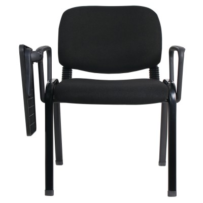 Scaun cu blat de scris, negru, ERKOL