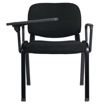 Scaun cu blat de scris, negru, ERKOL