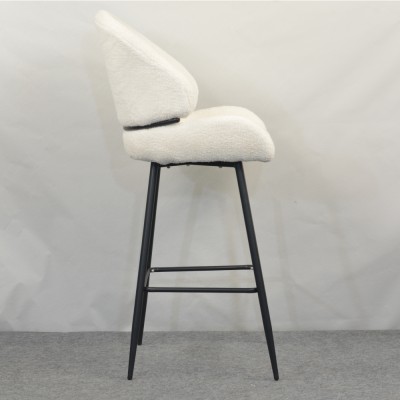 Scaun de bar, alb/negru, SANAKO TYP 2