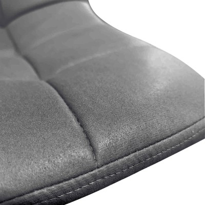 Scaun de bar, gri/negru, LAHELA NEW