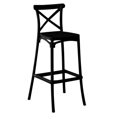 Scaun de bar, negru, SAVITA TYP 2