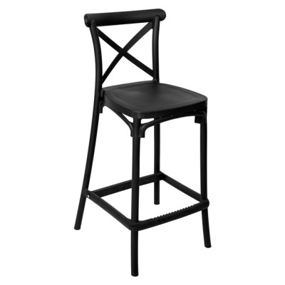 Scaun de bar, negru, SAVITA TYP 2