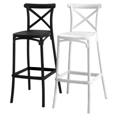 Scaun de bar, negru, SAVITA TYP 2