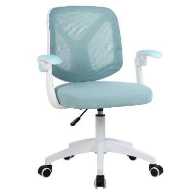 Scaun de birou, albastru/alb, SOLARI