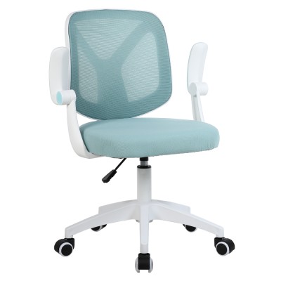 Scaun de birou, albastru/alb, SOLARI