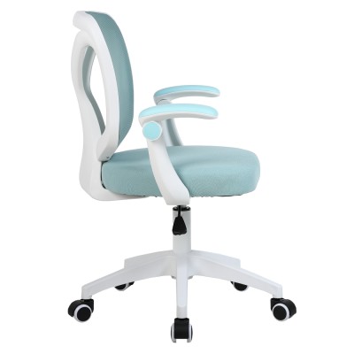 Scaun de birou, albastru/alb, SOLARI