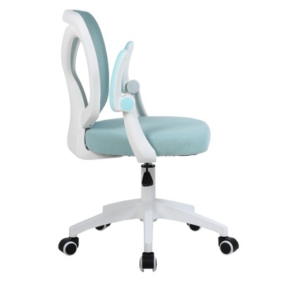 Scaun de birou, albastru/alb, SOLARI