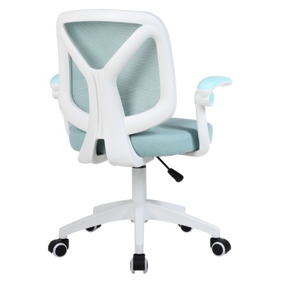 Scaun de birou, albastru/alb, SOLARI