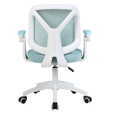 Scaun de birou, albastru/alb, SOLARI