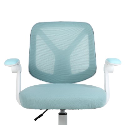 Scaun de birou, albastru/alb, SOLARI