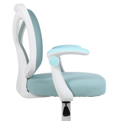 Scaun de birou, albastru/alb, SOLARI