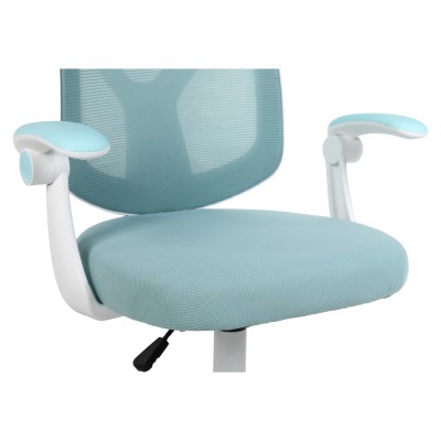 Scaun de birou, albastru/alb, SOLARI