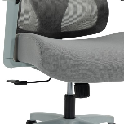 Scaun de birou, gri deschis/gri, Portanţă 150 kg, ERMEN NEW
