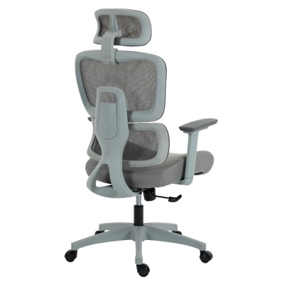 Scaun de birou, gri deschis/gri, Portanţă 150 kg, ERMEN NEW