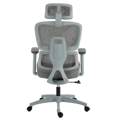 Scaun de birou, gri deschis/gri, Portanţă 150 kg, ERMEN NEW