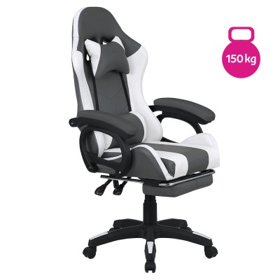 Scaun de birou, negru/ alb, JOVELA