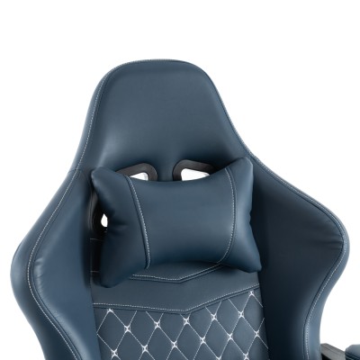 Scaun de birou/gaming, albastru, SAMIE
