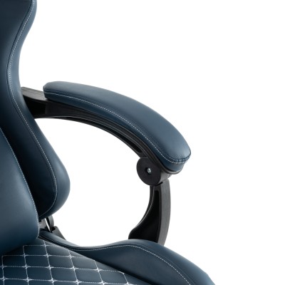 Scaun de birou/gaming, albastru, SAMIE