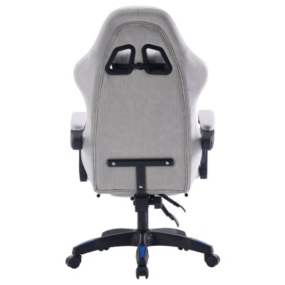 Scaun de birou/gaming, gri/albastru, ZODIA
