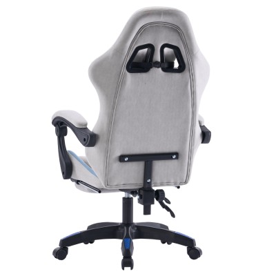 Scaun de birou/gaming, gri/albastru, ZODIA