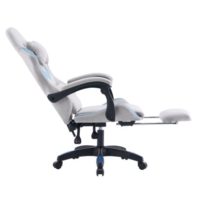 Scaun de birou/gaming, gri/albastru, ZODIA