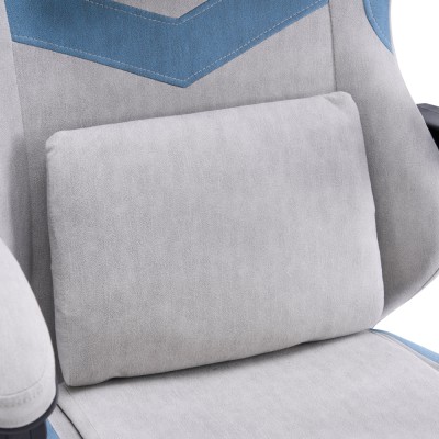 Scaun de birou/gaming, gri/albastru, ZODIA