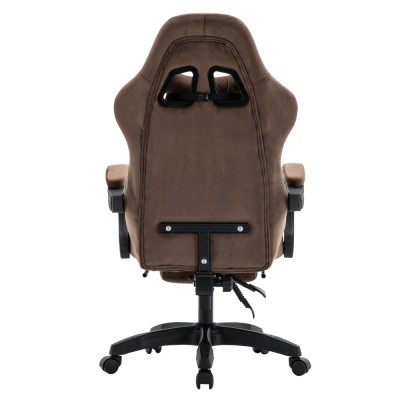 Scaun de birou/gaming, maro/alb, HOSPO