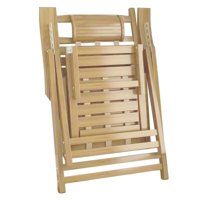 Scaun de grădină, natural, bambus, URSEL