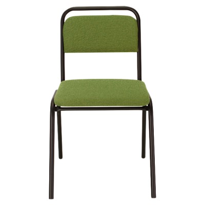 Scaun de şedinţă, stivuibil, verde, VISITOR