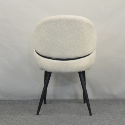 Scaun de sufragerie, alb/negru, SANAKO TYP 1