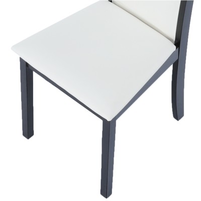 Scaun dining, alb, KENIS