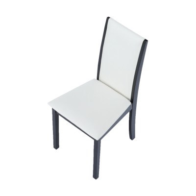 Scaun dining, alb, KENIS