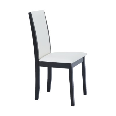 Scaun dining, alb, KENIS