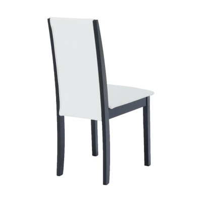 Scaun dining, alb, KENIS