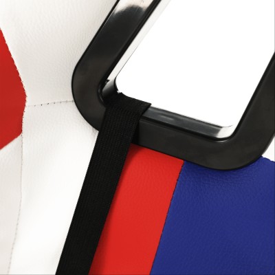 Scaun gaming, albastru/ roşu/ alb, CAPITAN AMERICA