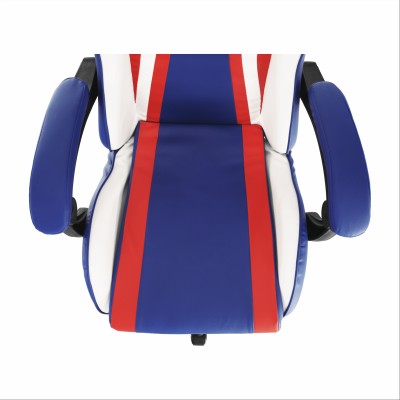 Scaun gaming, albastru/ roşu/ alb, CAPITAN AMERICA