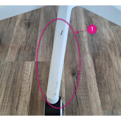 Scaun gaming, negru/ alb, YOKO