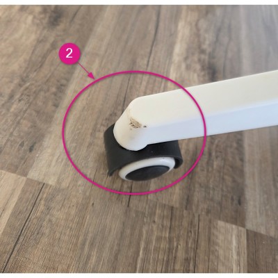 Scaun gaming, negru/ alb, YOKO