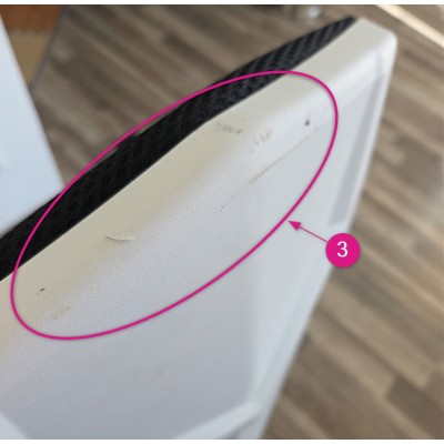 Scaun gaming, negru/ alb, YOKO