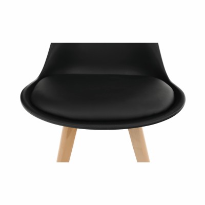 Scaun, negru/fag, BALI 3 NEW