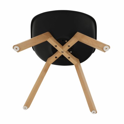 Scaun, negru/fag, BALI 3 NEW