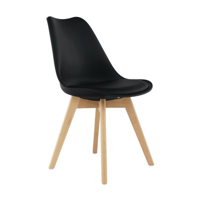 Scaun, negru/fag, BALI 3 NEW